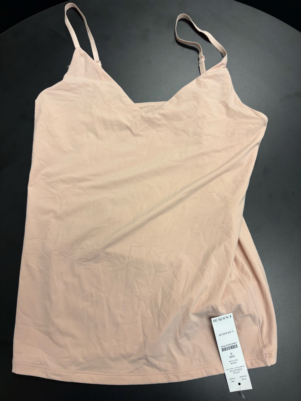 White House Black Market Light Pink V-Neck Tank